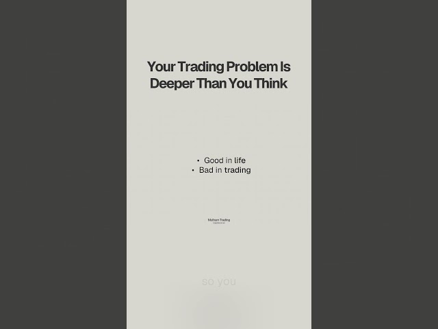 Trying harder is why you're losing in trading.