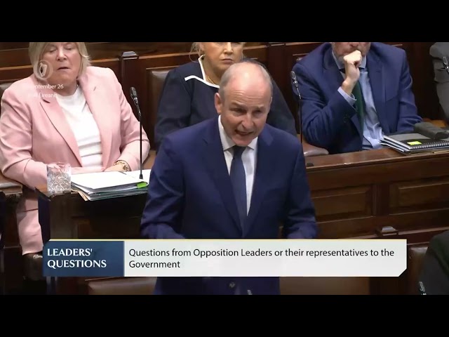 Leaders' questions returns with heated exchange on Irish unity in Dáil