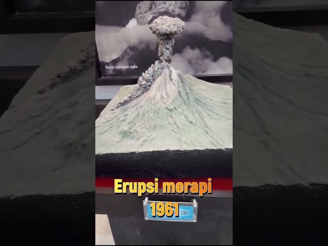 Video jalan-jalan ke museum gunung merapi di Sleman #museum