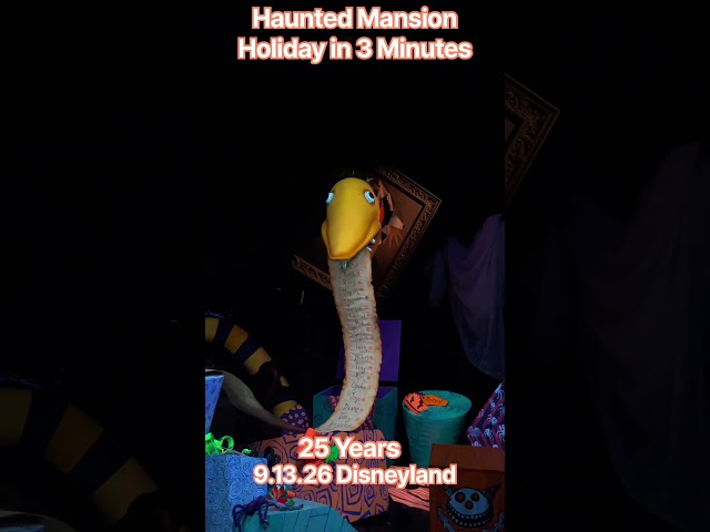 Haunted Mansion Holiday in 3 Minutes
