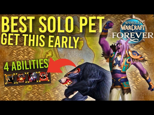TAME THIS FIRST! Full Hunter Guide & Best Solo Leveling Pet World of Warcraft Forever