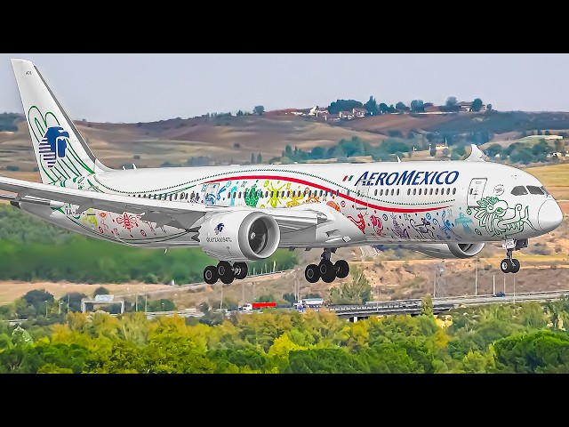 200 AIRPLANE TAKEOFFS & LANDINGS ✈️ Madrid Barajas Airport 🇪🇸
