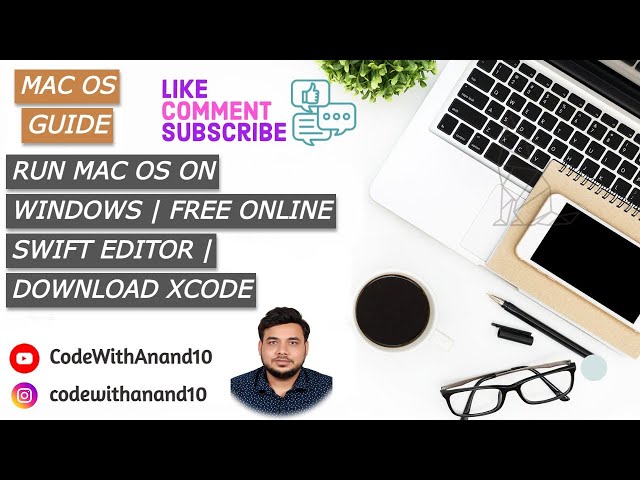 Install MacOS on windows using virtual machine| Free Online Swift Editor | #xcode @CodeWithAnand10