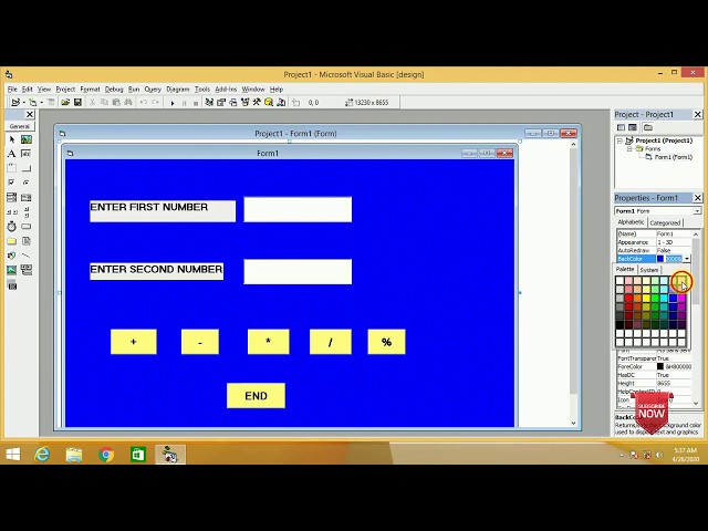 How to Make Calculator in Visual basic 6 0/simple and easy calculator in visual basic 6.0 (part-6)