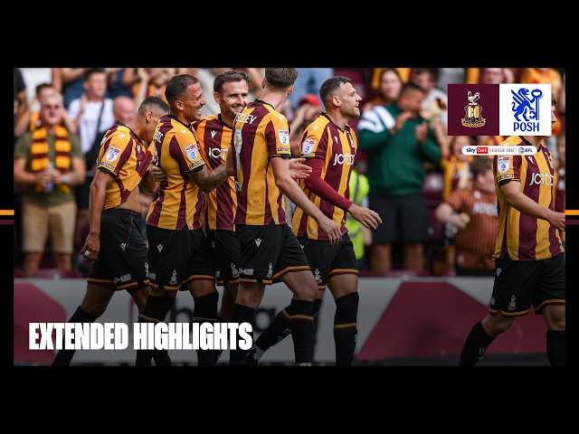 EXTENDED HIGHLIGHTS: Bradford City v Peterborough United