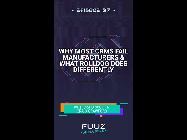 The CRM Problem Most Manufacturers Don't Talk About