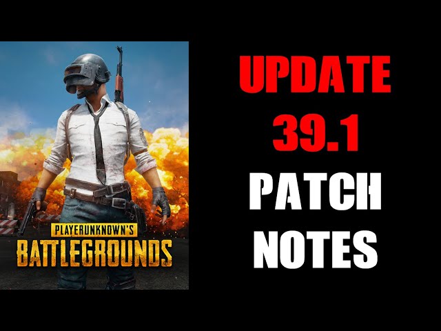 PUBG Update 39.1 Patch Notes & Blog Post: SNOW & ICE Come To Erangel With The Subzero Event!