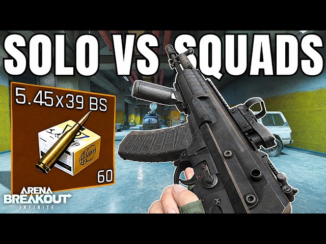 SOLO AGAINST SQUADS WITH THE NEW "A545"  | Arena Breakout Infinite