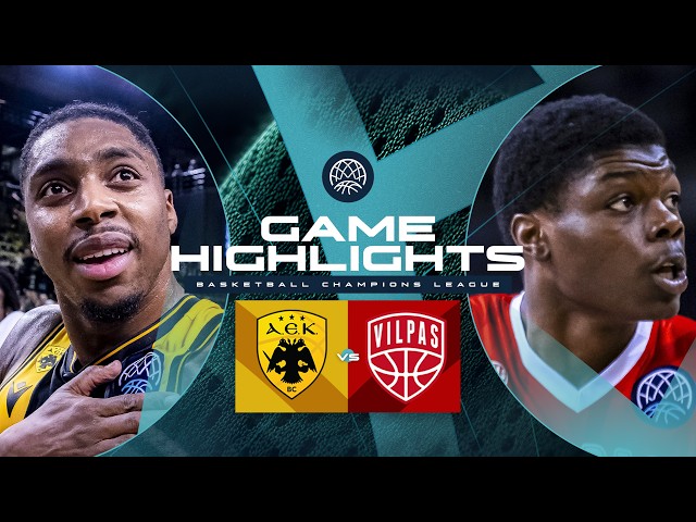 AEK BC v Salon Vilpas | Highlights | #BasketballCL 2026-27