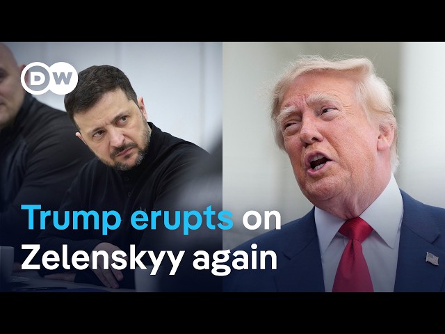 Trump calls for new Ukrainian leader — 'A new low' for US-Ukraine relations | DW News