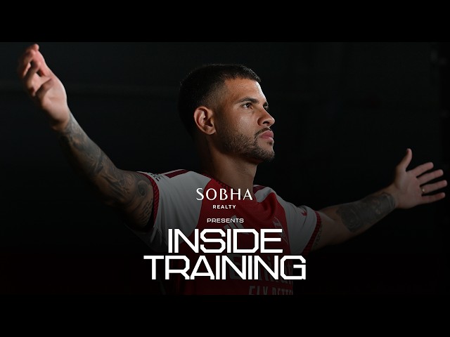 EXCLUSIVE | Bruno Guimaraes' first training session at The Arsenal 💪