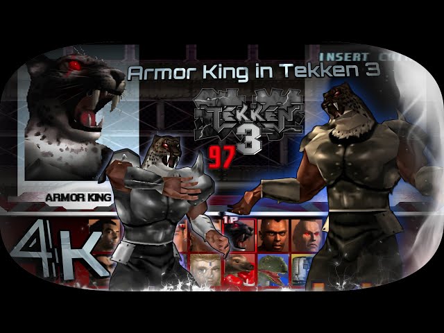 Armor King in Tekken 3 Widescreen UHD 4K 60 FPS 