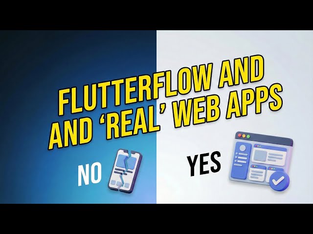 Can You Build "Real" Web Apps With Flutterflow? Let's Find Out