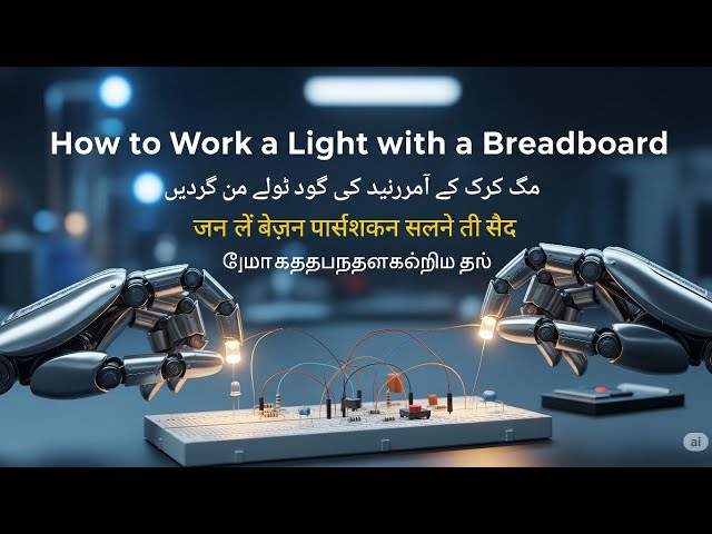 How to work LED light with beadbord|full video|