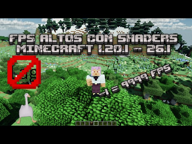 Como AUMENTAR FPS con SHADERS 1.20.1 - 26.2 | RiojaSupreme