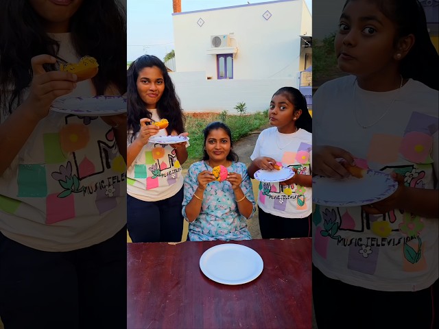 Sharing Food with Mom is caring 🍩 🥰 Diyaishwarya #shorts ##viralvideo