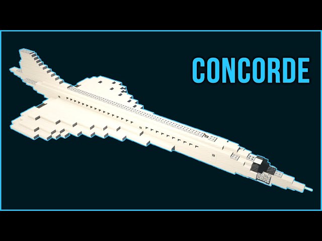 ✈️ Minecraft  Tutorial: How to Make Concorde
