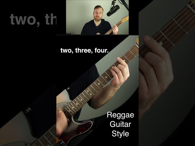 Getting a legit reggae feel on the guitar (1 minute tutorial)