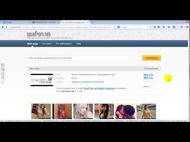 How to download video from YouTube