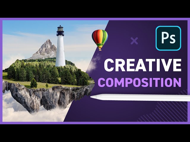 Creative Composition with Photoshop on the iPad - Floating Island