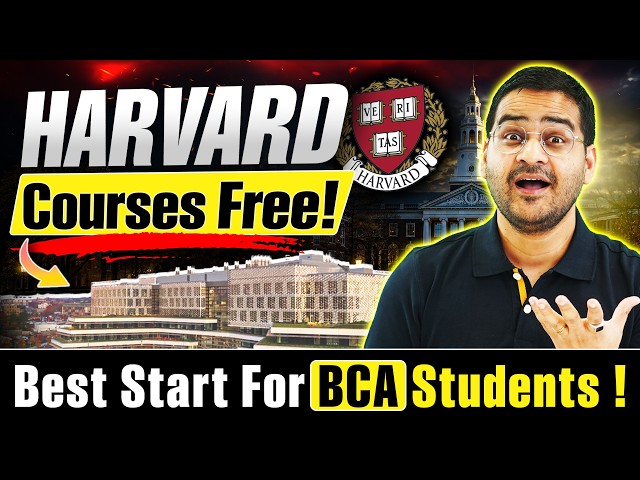 😱 BCA Students: Want to Learn Coding? Harvard Professor Teaches It FREE! | High-Paying BCA Job #bca