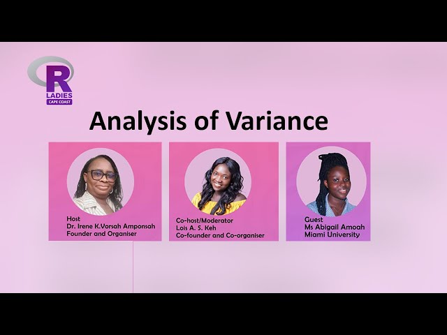 Analysis of Variance