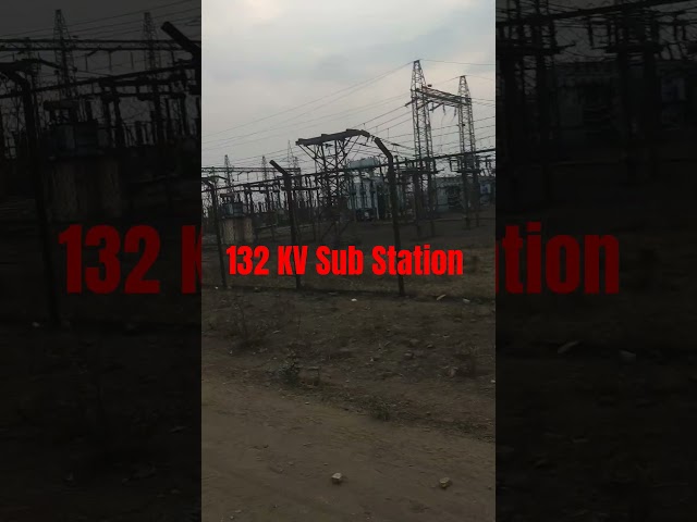 High voltage ⚡⚡ 132 KV electric substation#shorts#electrical #substation#powergrid