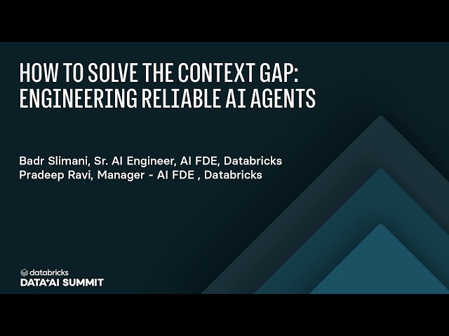 Context Engineering for Reliable AI Agents on Databricks