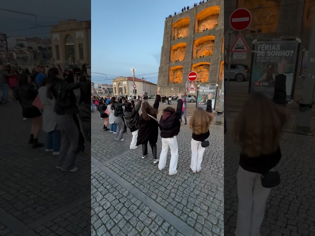 Spiderman's Unexpected Dance Party in Porto #portugal #streetlife #entertainment