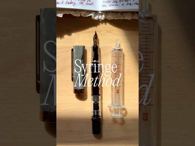 ink my new pen with me ❤️ #fountainpen #stationery