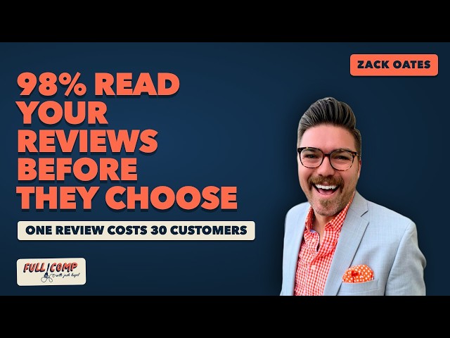 Why One Negative Review Costs a Restaurant 30 Customers | Zack Oates