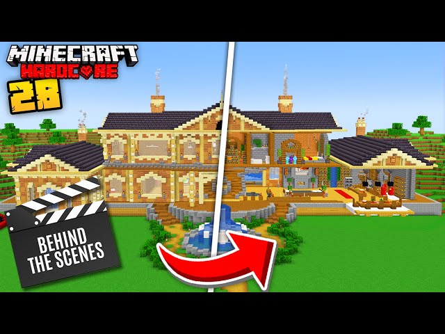 Building a Minecraft Mansion Part #2: Behind The Scenes