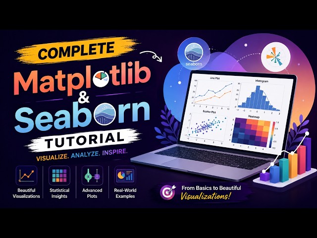 Complete Matplotlib & Seaborn Tutorial for Data Analytics & Data Science