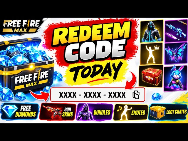 FF REDEEM CODE TODAY | 🎯Free Fire Redeem Code 27 September 2026 | Free Rewards & Diamonds 