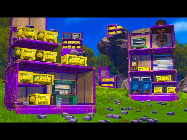 I raided every base on the server...