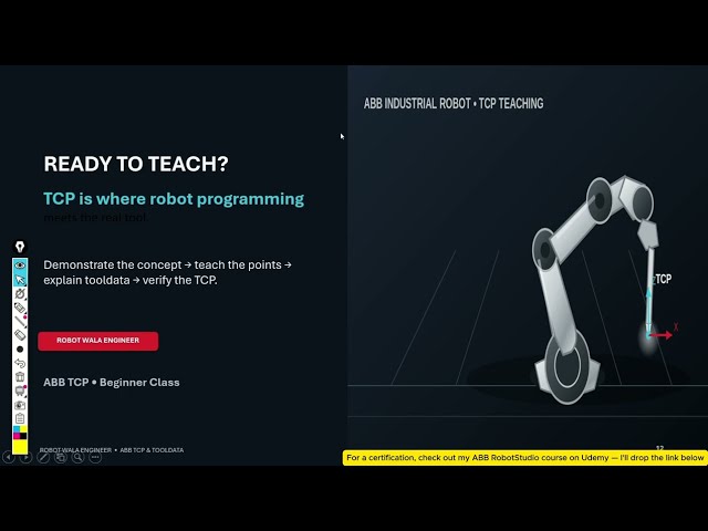 Master TCP in ABB RobotStudio — Step-by-Step for Beginners | Robot Wala Engineer