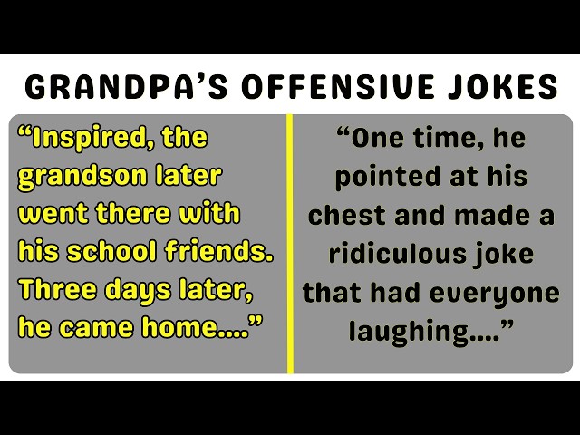 Grandpa Told These Offensive Jokes 😂 | Family Reunion Gone Wrong