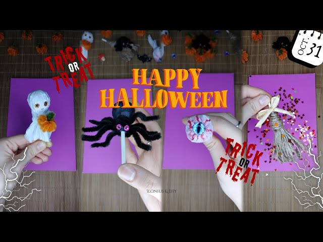 HALLOWEEN Trick OR Treat COMPILATION | DIY Ghost, Spider, Eyeball & Witch Broom