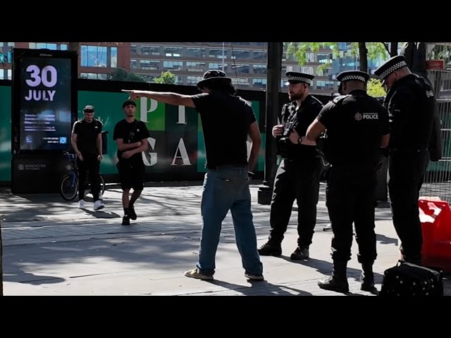 I STOPPED A DANGEROUS MAN In MANCHESTER | Crazy DRAMA In The CITY!!