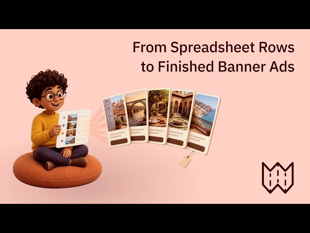Spreadsheet to HTML5 Banner Ads in 2 Minutes | Foldwrap Tutorial