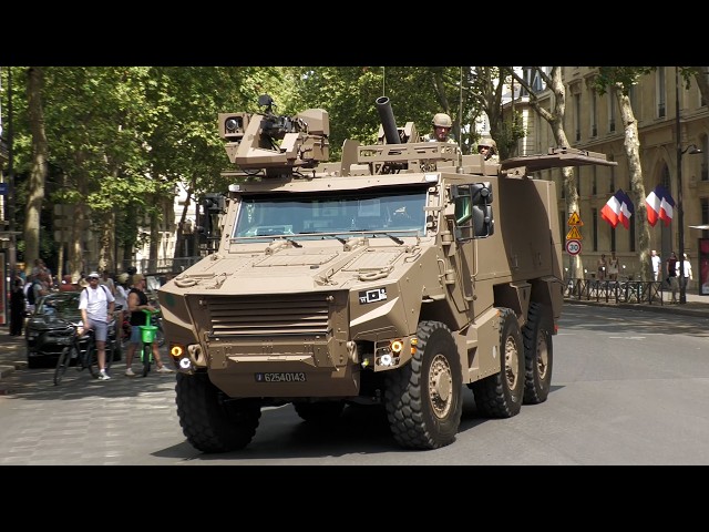 🇫🇷🇧🇪 Défilé du 14 Juillet : convois militaires FR-BE avec le Griffon MEPAC