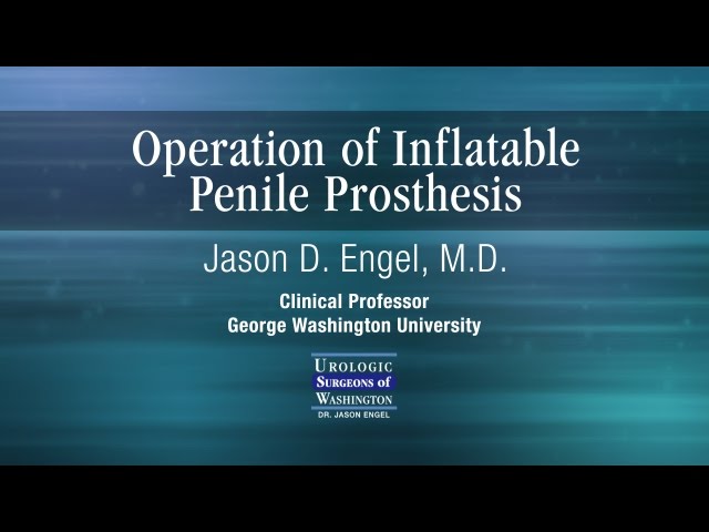 Operation of Inflatable Penile Prosthesis