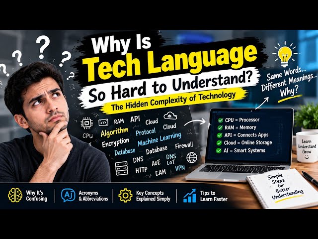 Why Is Tech Language So Hard to Understand? 💻 | The Hidden Complexity of Technology