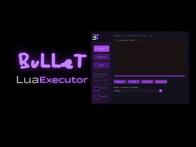 The Best Free FiveM Lua Executor | BuLLeT Lua Executor | Resoures Stoper | Event Logger ! 🔥🔥
