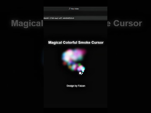 Mouse cursor magic html css | html css tutorial | html css animation #shorts #coding #code #fypシ