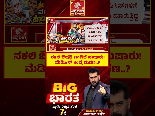 Fake Medicine Racket Shocks Bengaluru | ನಕಲಿ ಔಷಧಿ ಬಂದಿದೆ ಹುಷಾರು!  ಮೆಡಿಸಿನ್ ತಿಂದ್ರೆ ಮರಣ..?