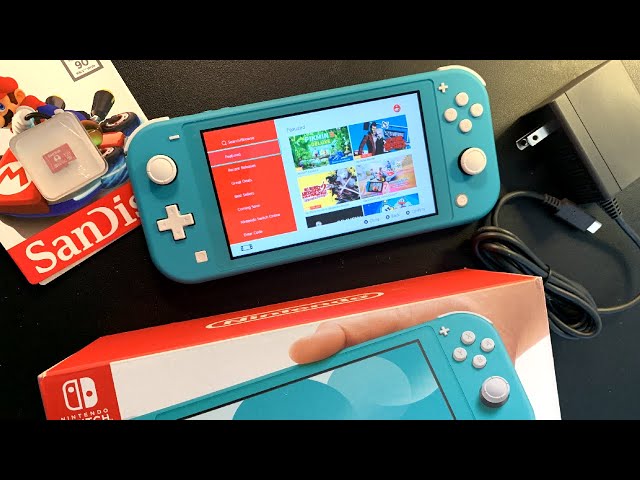 Nintendo Switch Lite Unboxing and Setup