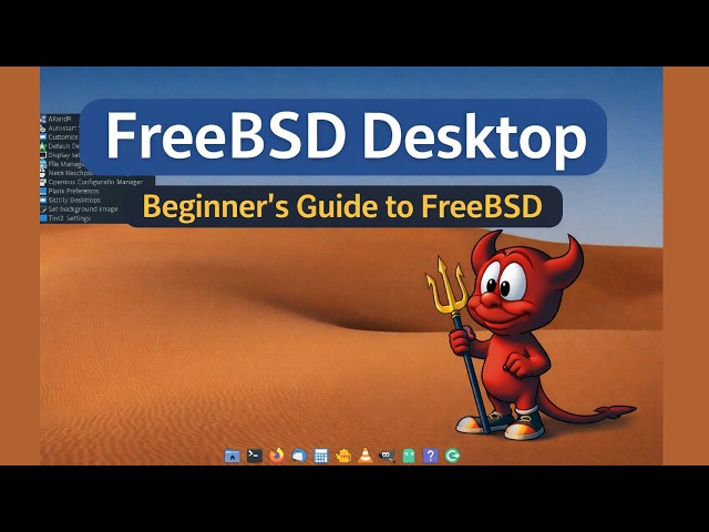 FreeBSD as a Desktop in 2026 – Surprisingly Good! (BSD for Beginners)