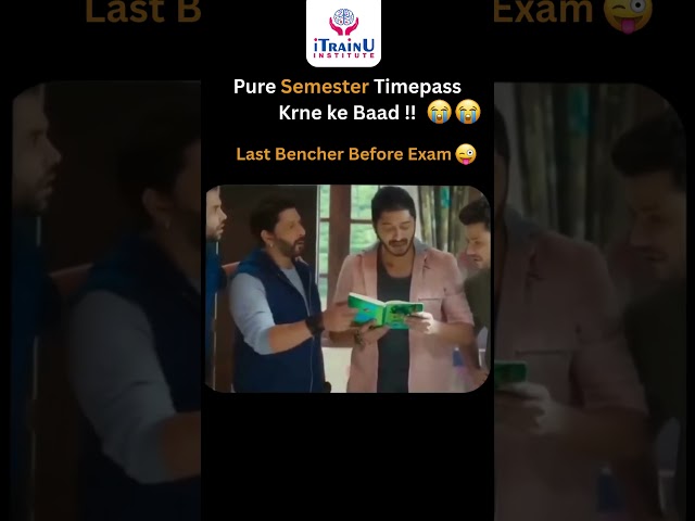 😭 Exam Aate Hi Sudharne Wale Students | Semester Reality