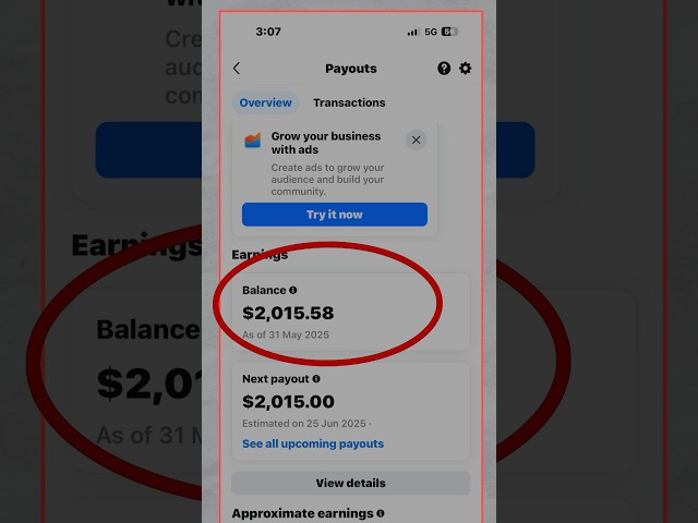 Facebook $2,000 Payment Paid ✅ #facebook #payment #facebookpayment #earning #rahulsmarttech